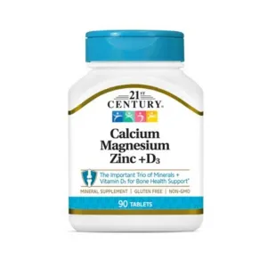 21st Century Cal Mag Zinc + D3 90 Pcs