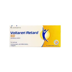 Voltaren Retard 100mg Tablets 10 Pcs